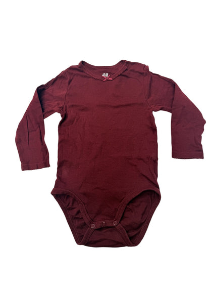 H&M Organic Cotton Bodysuit 12-18M