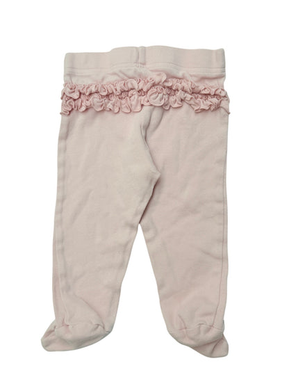George Ruffle Waist Footed Pants 6-9M