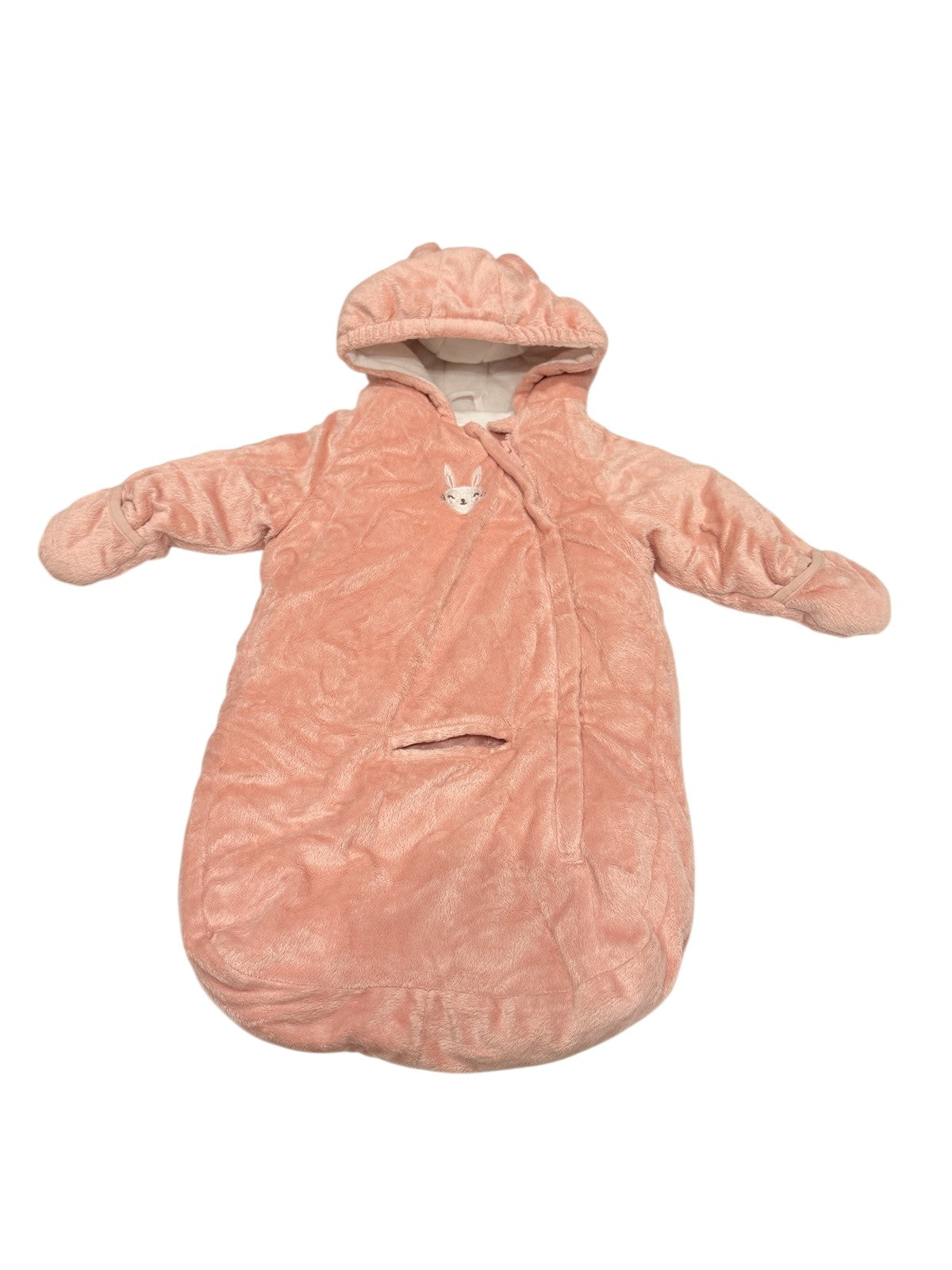 Carter's Pink Bunny Baby Bunting Bag 0-6M