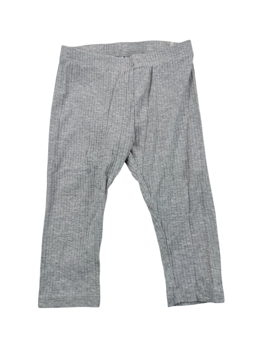 H&M Gray Ribbed Leggings 12-18M