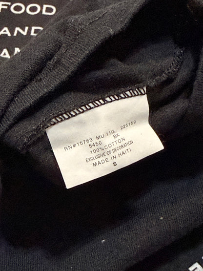 Hanes Alcatraz Black Graphic T-Shirt S
