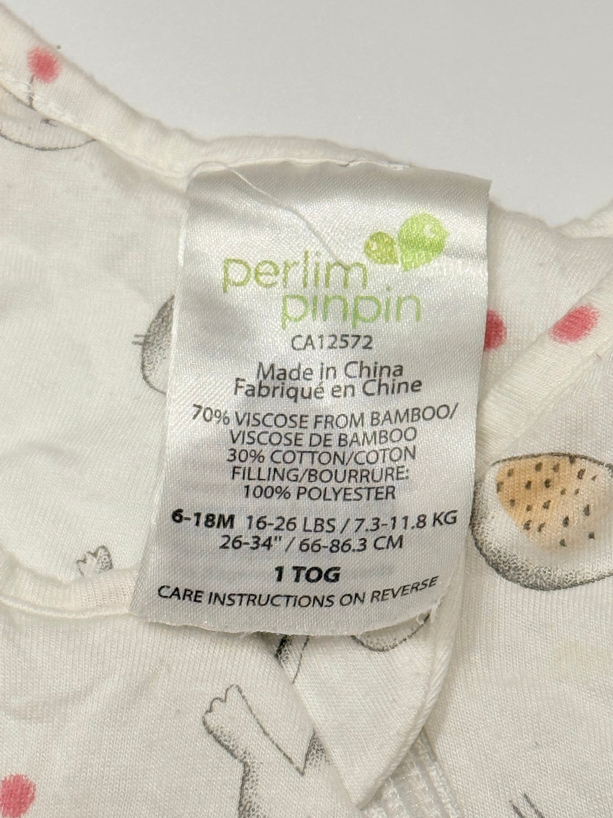 Perlim Pinpin Baby Sleep Sack 6-18M