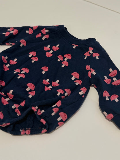 Old Navy Mushroom Print Sweatshirt 3-6M
