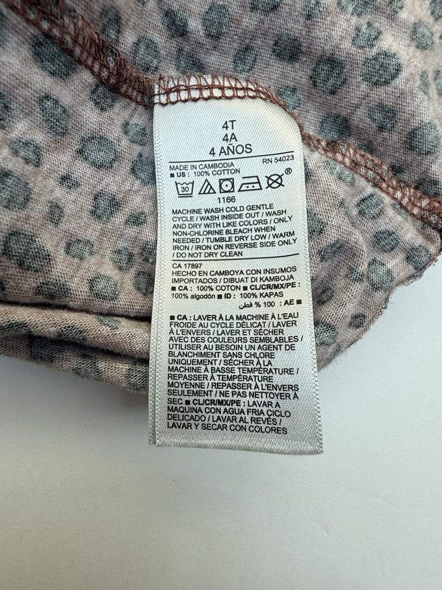 Old Navy Cheetah Print Dress 4T