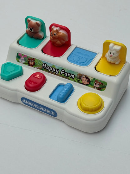 Animal World Happy Farm Pop-Up Toy
