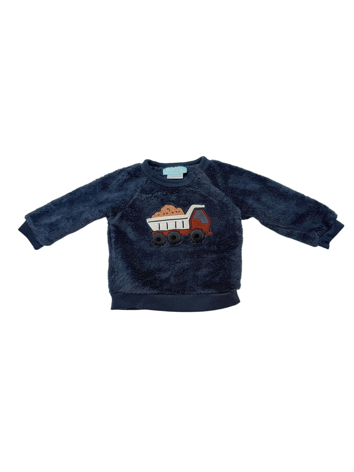 Pekkle Fleece Dump Truck Sweatshirt 6M