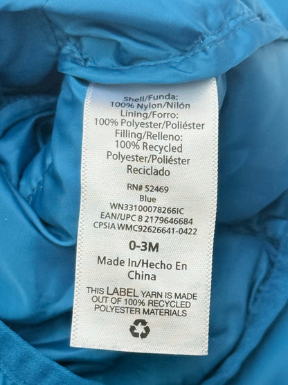 Wonder Nation Blue Puffer Jacket 0-3M