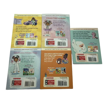 5 Scholastic Acorn Early Reader Books Bundle