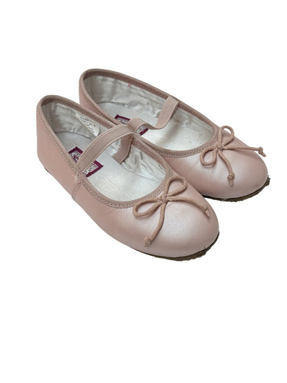 L'Amour Pink Leather Mary Jane Flats Size 11