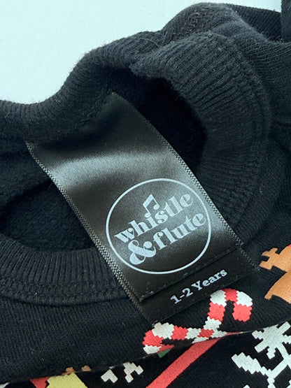 Whistle & Flute Christmas Sweatshirt 1-2Y