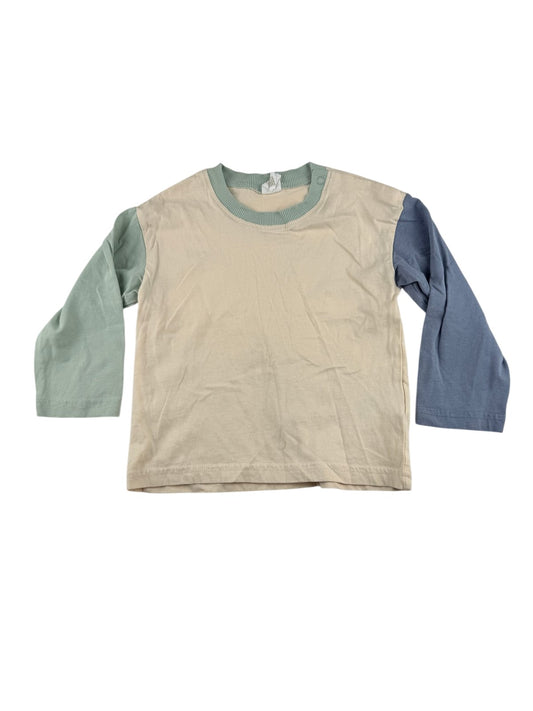 H&M Color Block Long Sleeve T-Shirt 2T