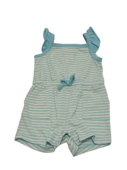 Joe Fresh Baby Striped Ruffle Romper 3-6M