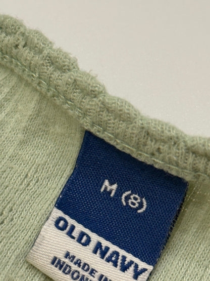 Old Navy Sage Green Ribbed Top Size 8
