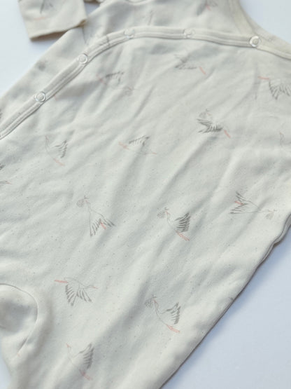 Pehr Stork Print Romper 6-12m