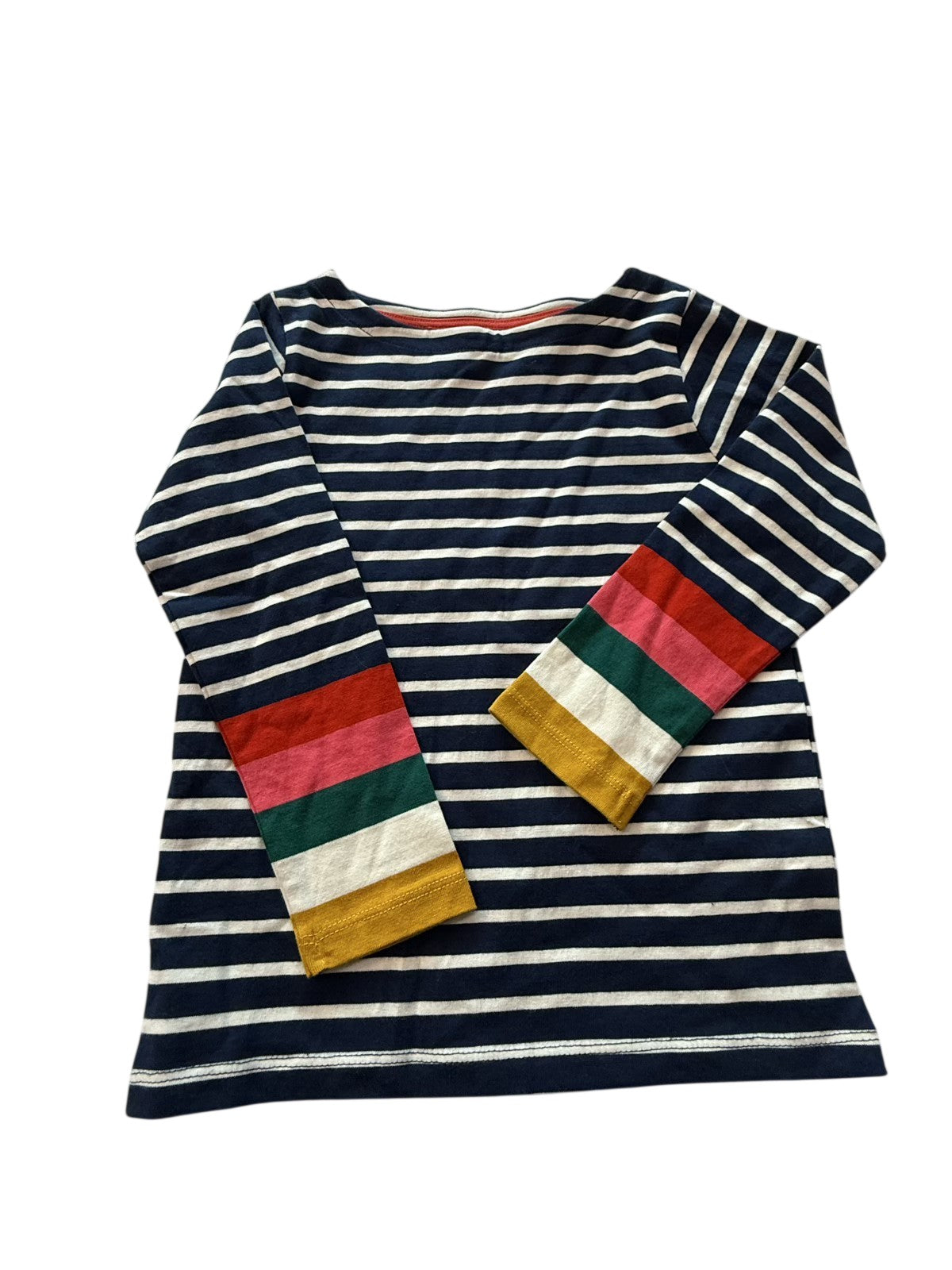 Boden Striped Long Sleeve Top 4-5Y