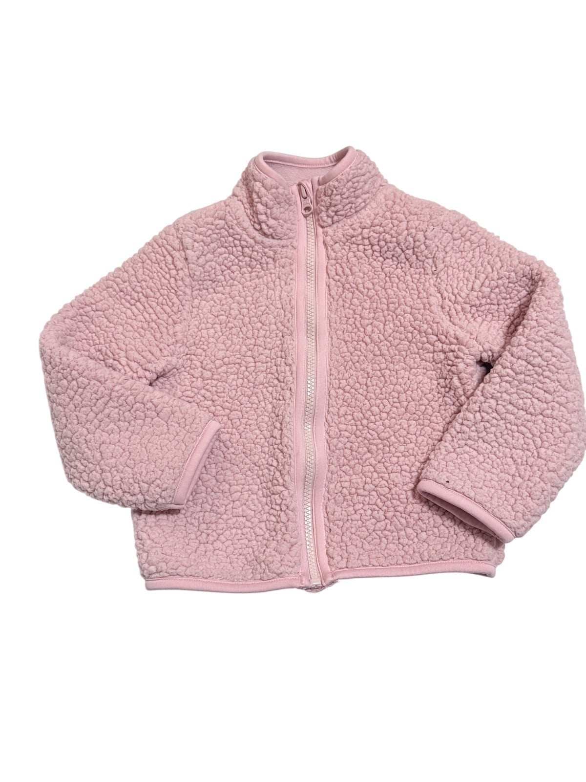 Joe Fresh Active Pink Sherpa Fleece Jacket 3T