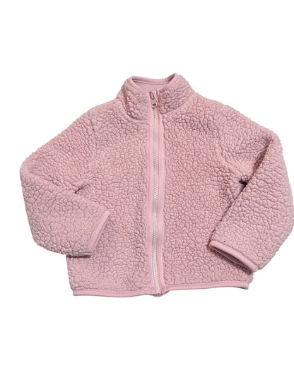 Joe Fresh Active Pink Sherpa Fleece Jacket 3T