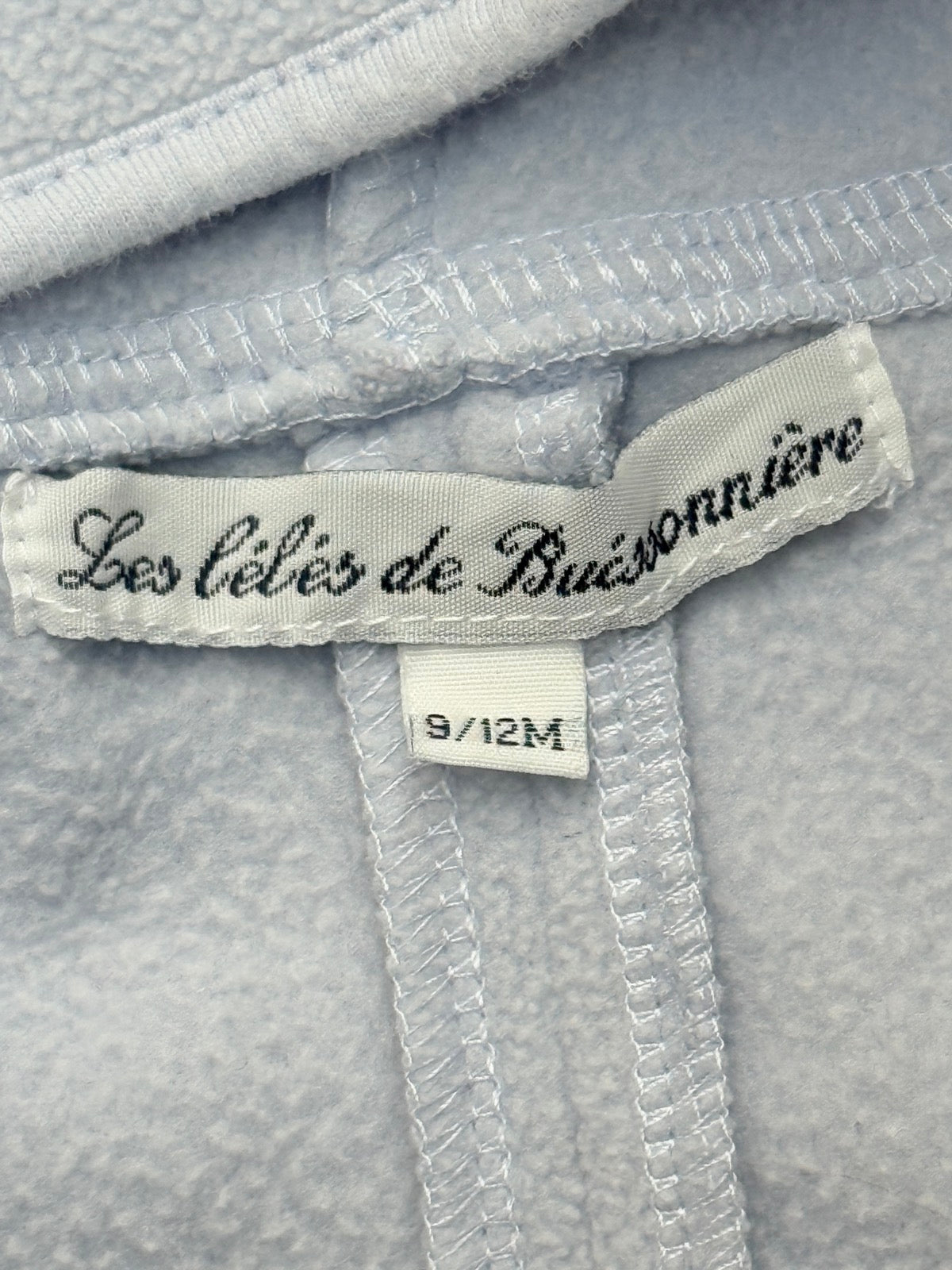 Les Bébés de Bagsvonnière Fleece Hooded Romper 9/12M
