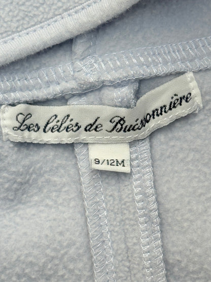 Les Bébés de Bagsvonnière Fleece Hooded Romper 9/12M