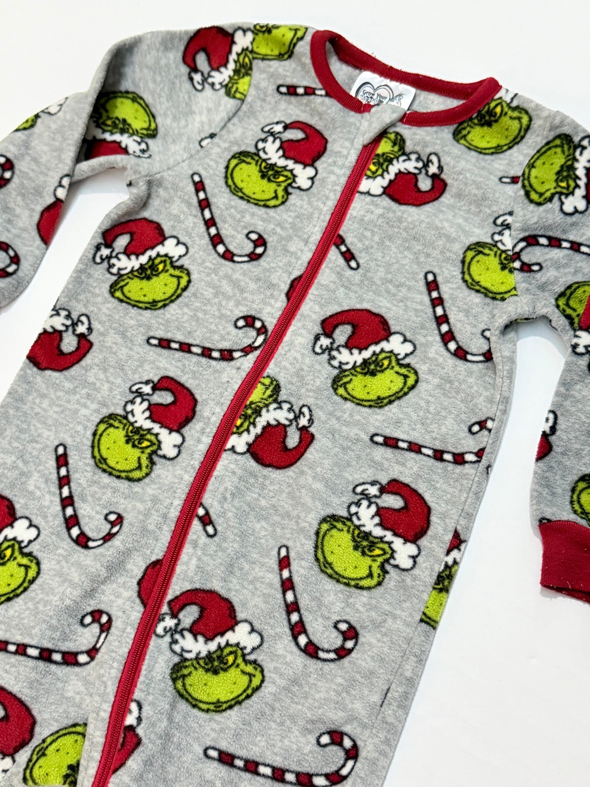 Dr. Seuss Grinch Fleece Sleeper 18-24M