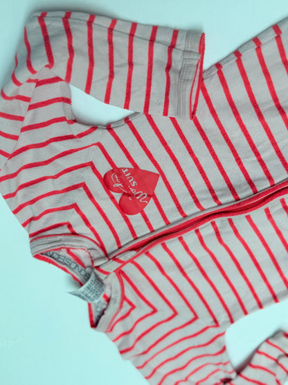 Bonds Wondersuit Striped Sleeper 12-18m