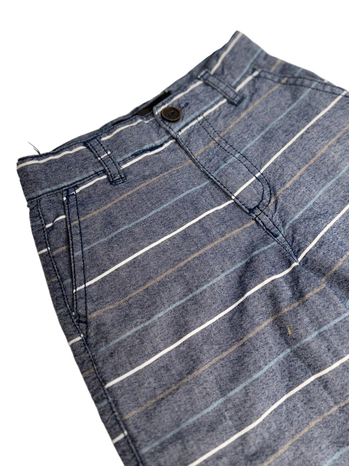 Quiksilver Blue Striped Shorts Size 4