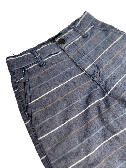Quiksilver Blue Striped Shorts Size 4