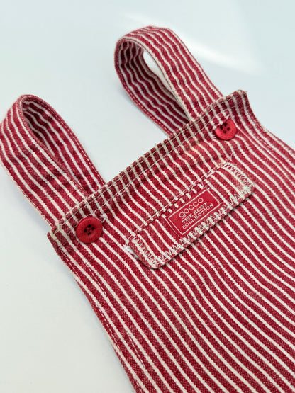 Gocco Red Stripe Romper 9 12m