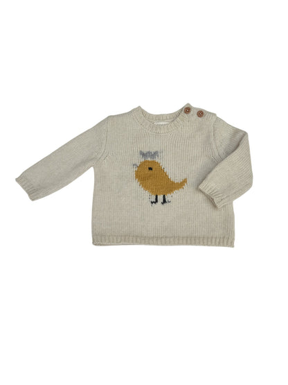 Gocco Bird Knit Sweater 6 - 9m