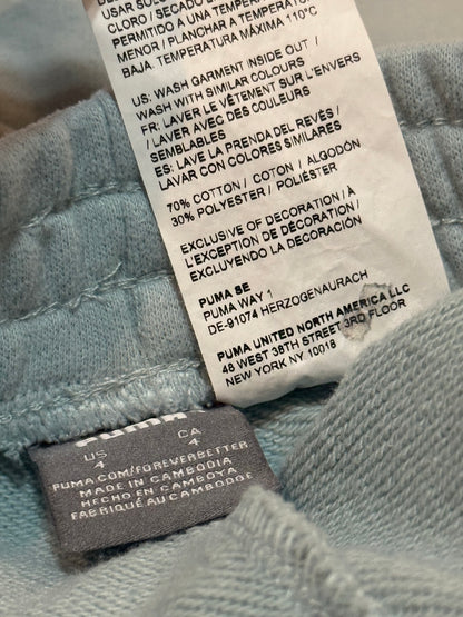 Puma Light Blue Sweatshirt Shorts Set 4