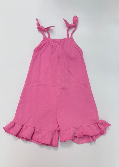 Zara Pink Ruffle Romper Size 3-4Y
