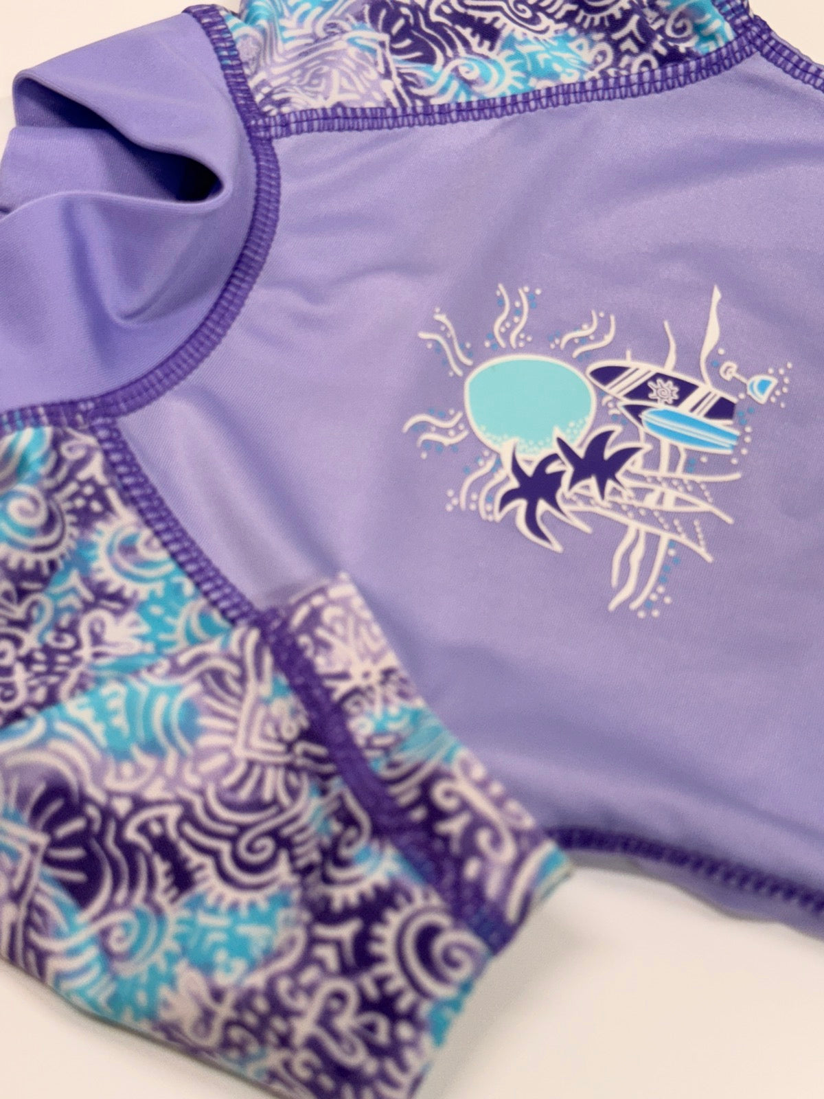 UV SKINZ Purple Surf Rash Guard 12-18M