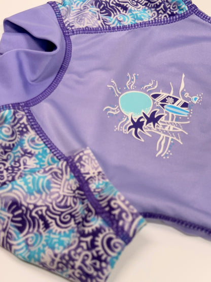 UV SKINZ Purple Surf Rash Guard 12-18M