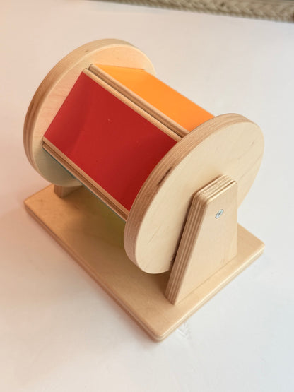 Lovevery Rainbow Spinning Drum Montessori Toy