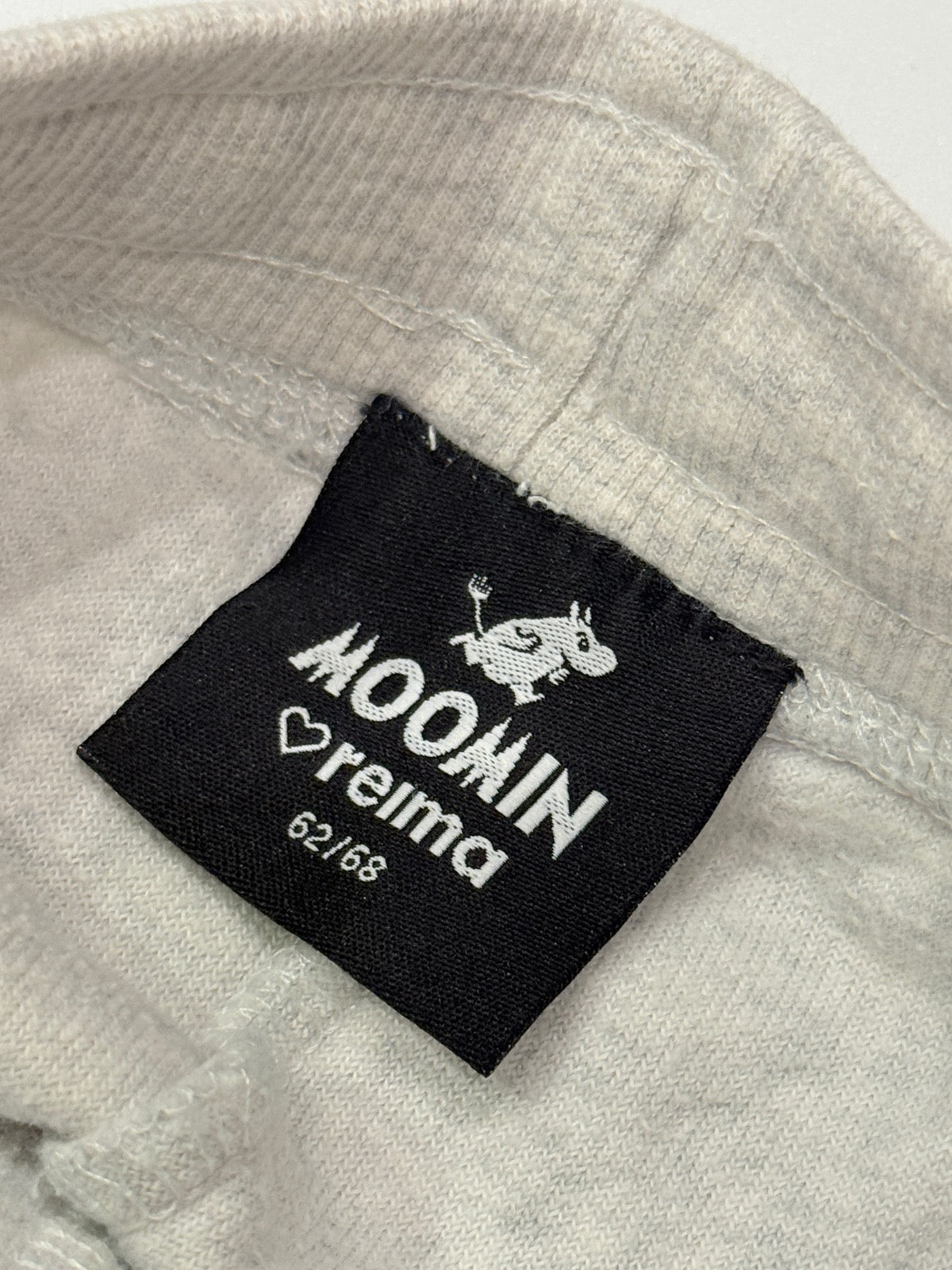 Reima Moomin Gray Jogger Pants 3-6M