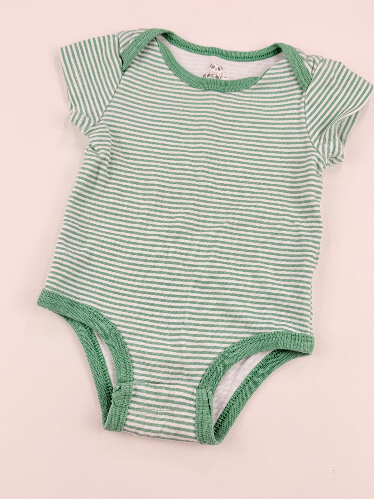 Rococo Green Striped Bodysuit