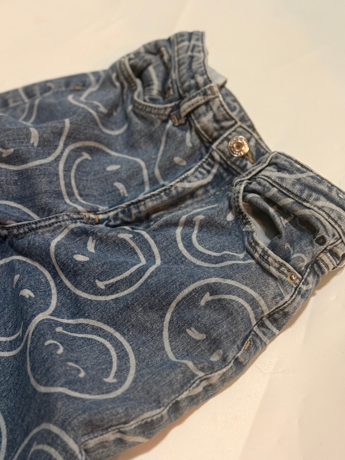 Smiley World Wide-Leg Jeans Size 9-10y