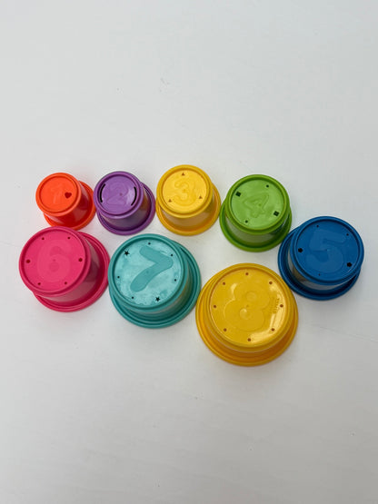 Rainbow Nesting Stacking Cups Set of 8