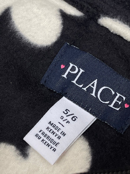 Place Floral Fleece Quarter-Zip Sweatshirt Size 5/6