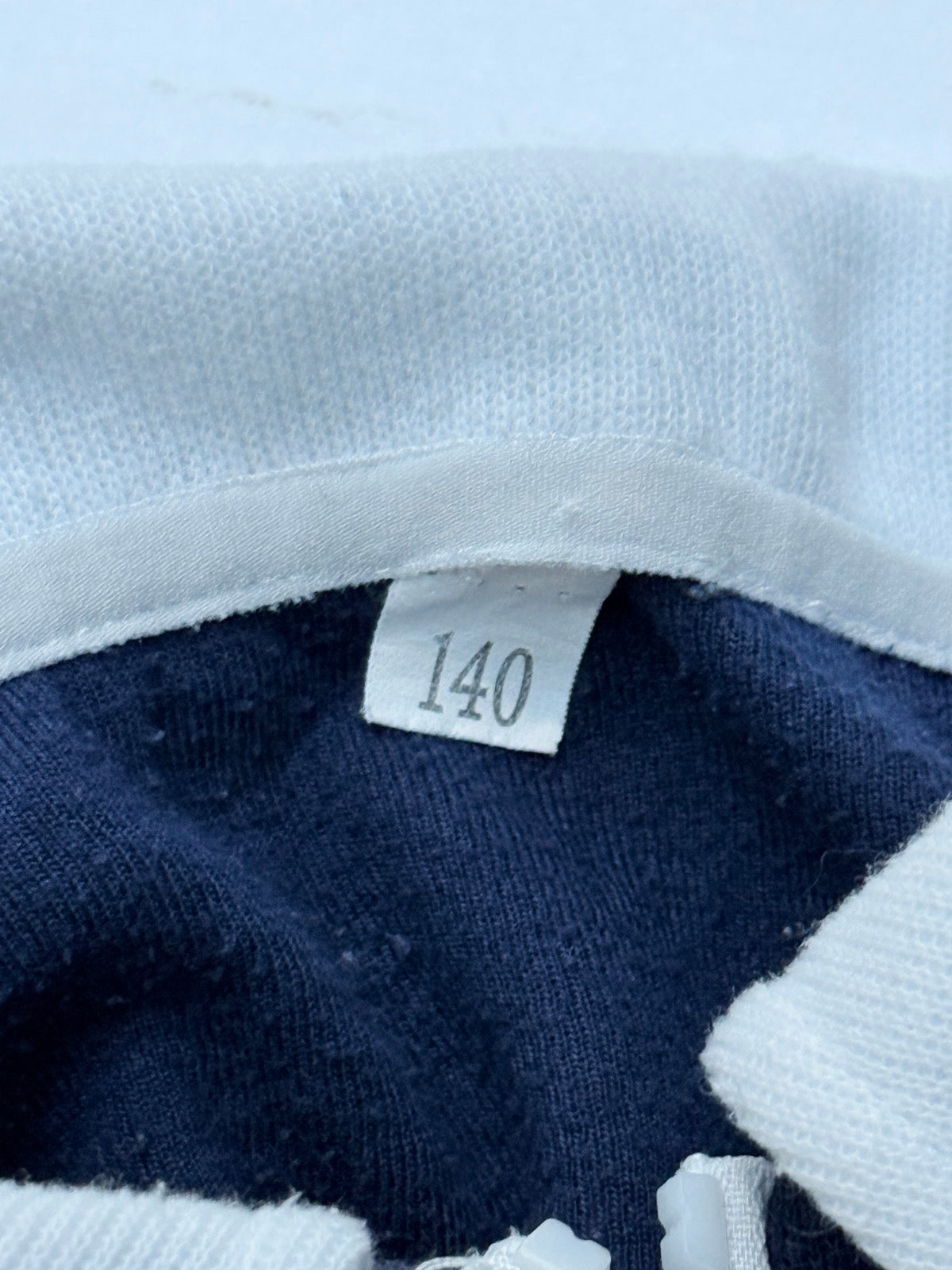 Mickey Navy Striped Zip-Up Jacket Size 8-10