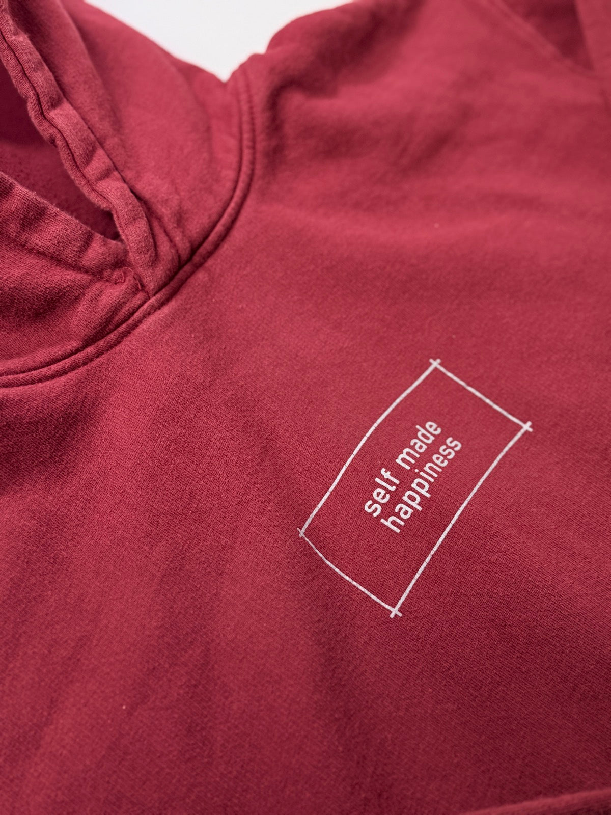 Sweat à capuche Zara Self Made Happiness bordeaux 11-12 ans