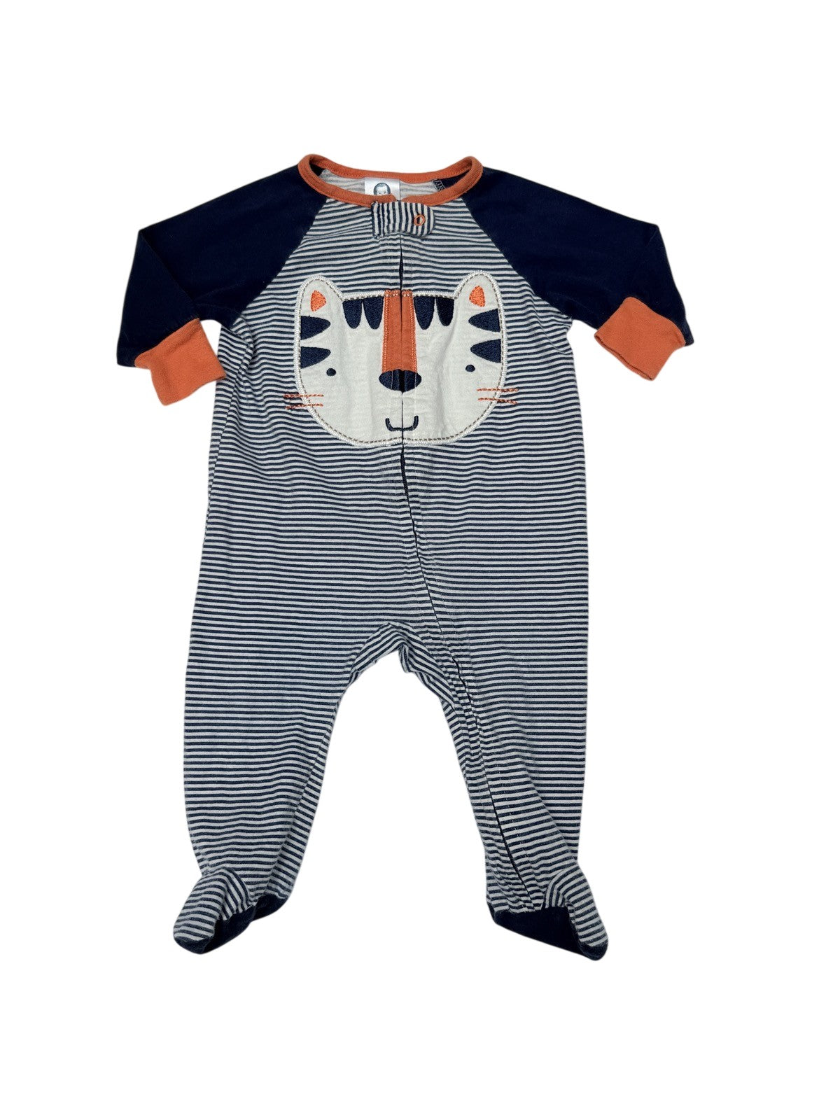 Gerber Tiger Striped Footed Sleeper 3-6M