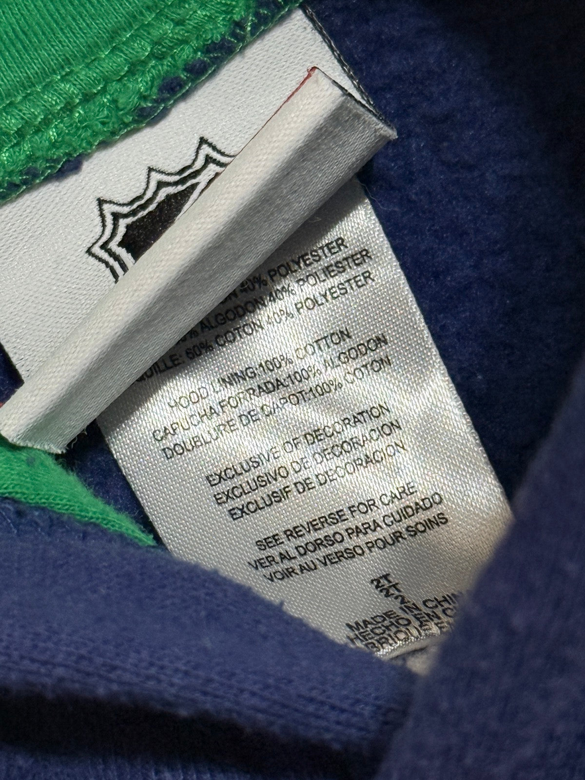 NHL Vancouver Canucks Navy Kids Hoodie
