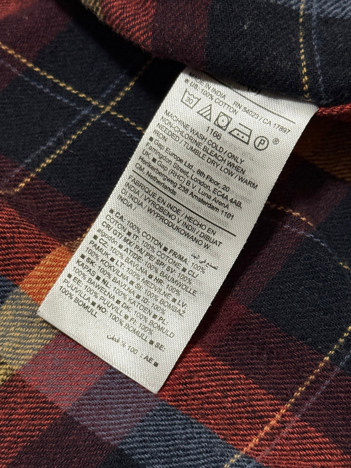 Old Navy Plaid Flannel Shirt Boys M(8)