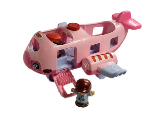 Fisher-Price Little People Pink Airplane Playset