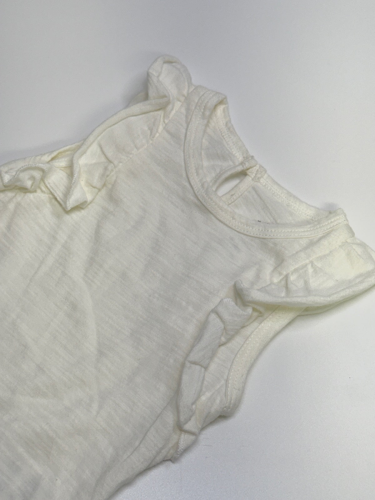 Rise Little Earthling Cream Flutter Bodysuit 6-9M