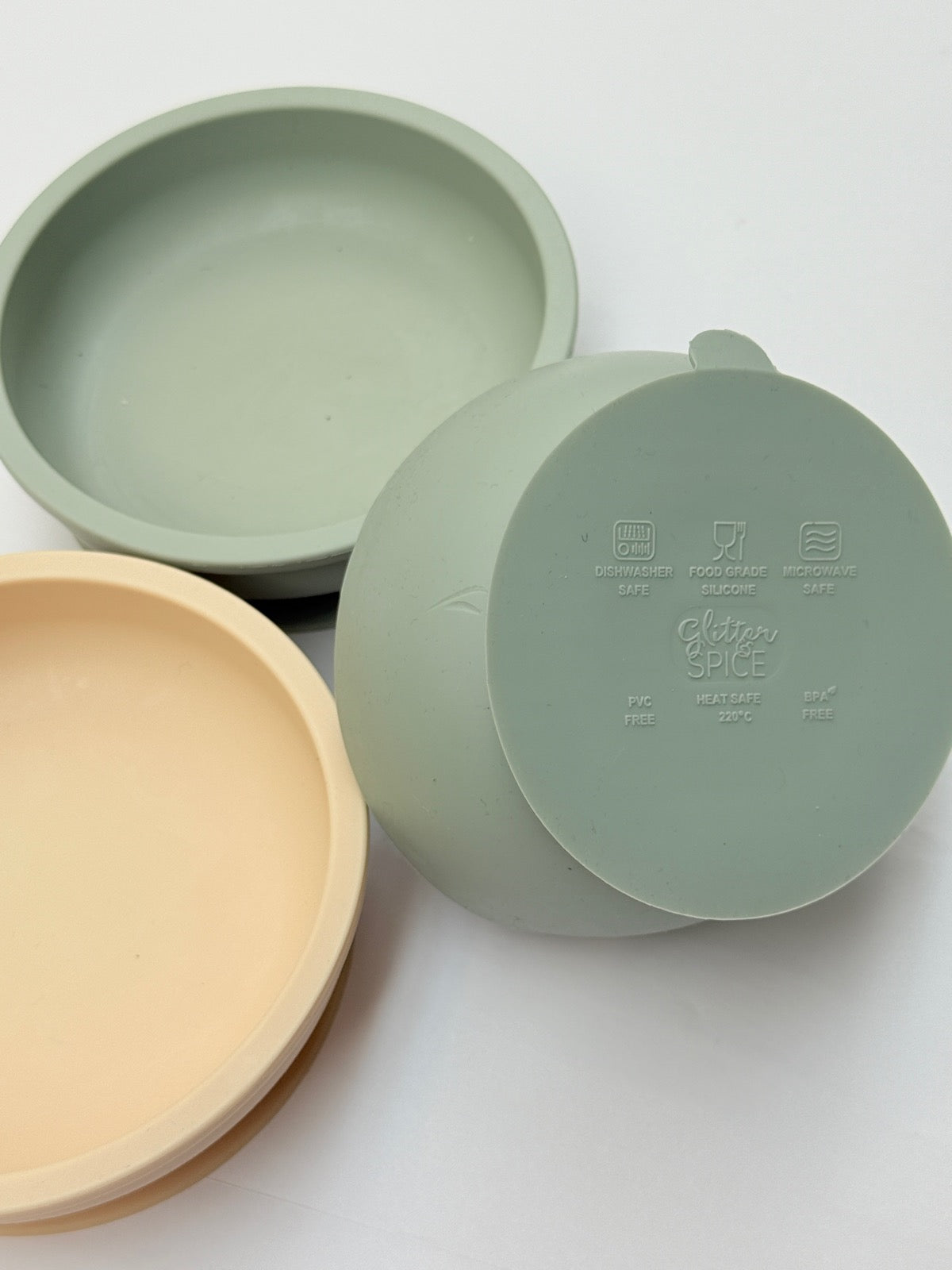 Glitter & Spice Silicone Suction Bowls Set