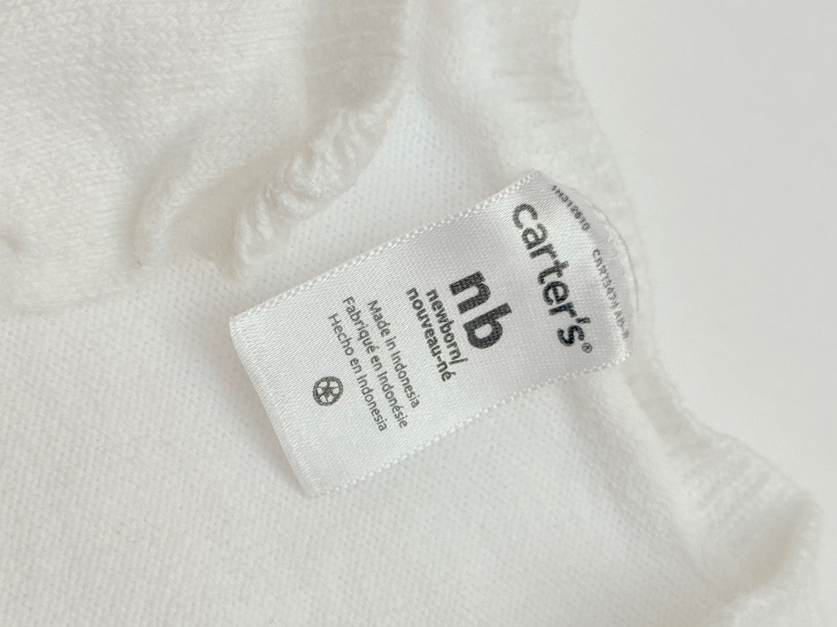 Carter's White Bodysuit Newborn