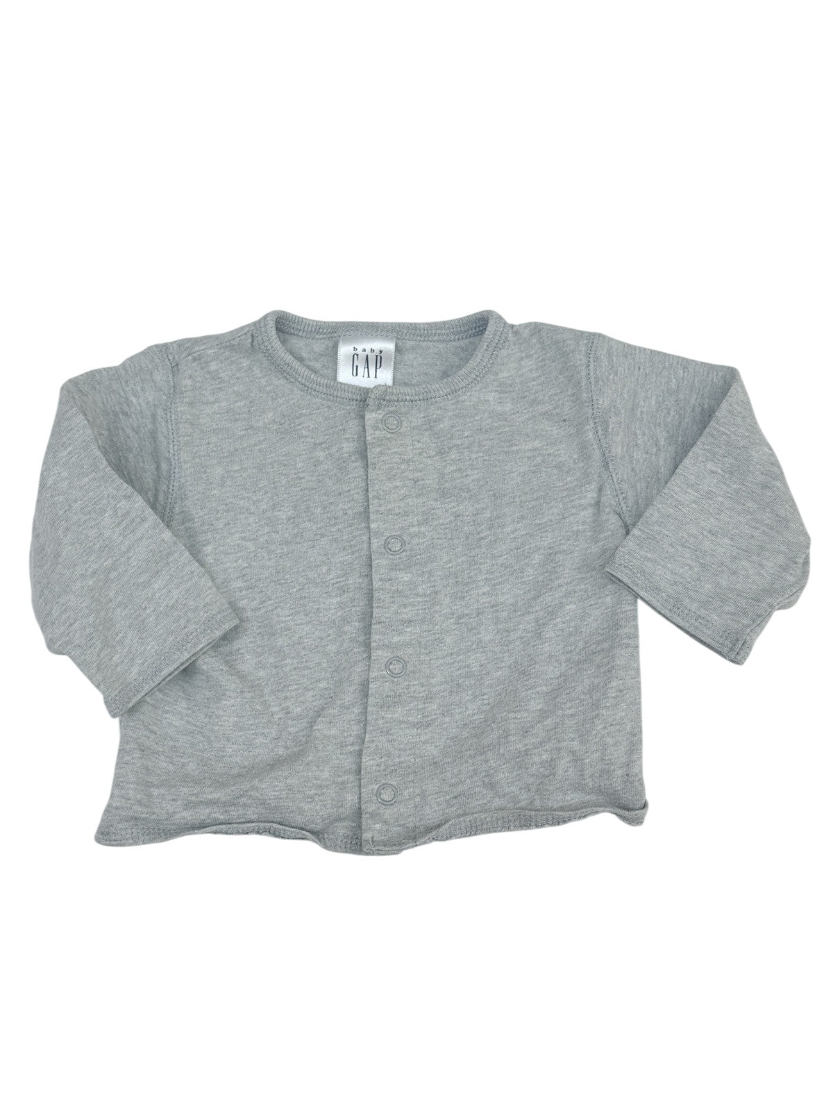 Baby Gap Gray Snap Cardigan 3-6M