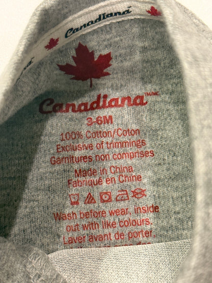 Canadiana Reindeer Footed Sleeper 3-6M
